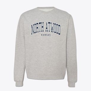 North Atwood Kansas Traditional Crewneck Sweatshirt