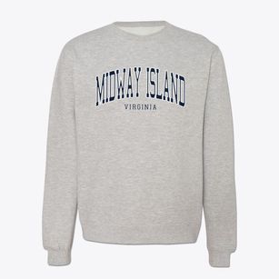 Midway Island Virginia Traditional Crewneck Sweatshirt