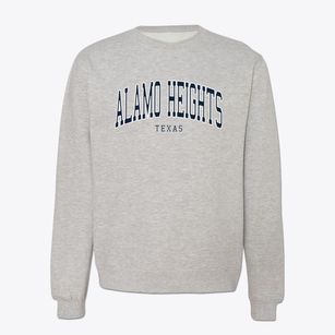 Alamo Heights Texas Traditional Crewneck Sweatshirt