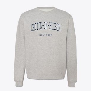 Croton-on-hudson New York Traditional Crewneck Sweatshirt