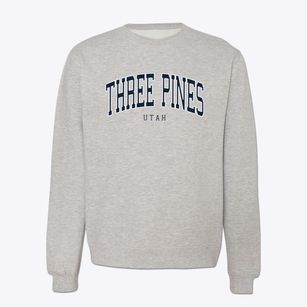 Three Pines Utah Traditional Crewneck Sweatshirt