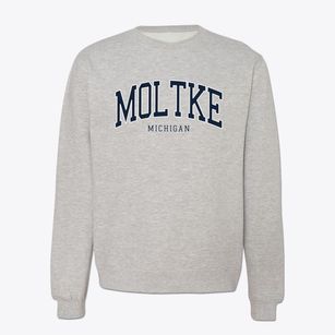 Moltke Michigan Traditional Crewneck Sweatshirt