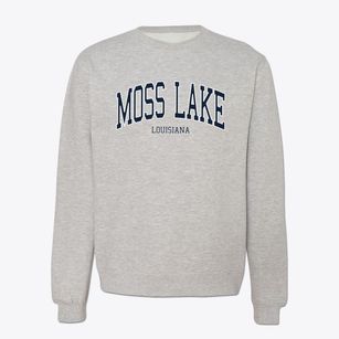 Moss Lake Louisiana Traditional Crewneck Sweatshirt