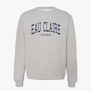 Eau Claire Wisconsin Traditional Crewneck Sweatshirt
