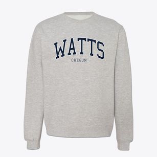 Watts Oregon Traditional Crewneck Sweatshirt