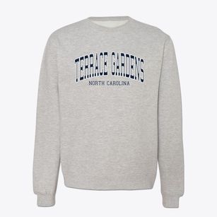 Terrace Gardens North Carolina Traditional Crewneck Sweatshirt