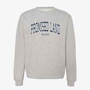Promised Land Maine Traditional Crewneck Sweatshirt