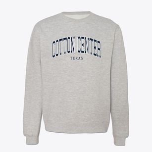 Cotton Center Texas Traditional Crewneck Sweatshirt