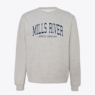 Mills River North Carolina Traditional Crewneck Sweatshirt