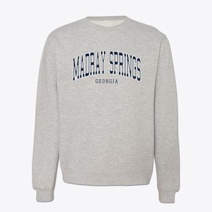 Madray Springs Georgia Traditional Crewneck Sweatshirt