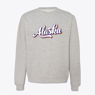  Alaska Retro Candy Vibes Crewneck Sweatshirt