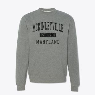 Mckinleyville Maryland Classic Established Crewneck Sweatshirt