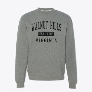 Walnut Hills Virginia Classic Established Crewneck Sweatshirt