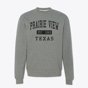 Prairie View Texas Classic Established Crewneck Sweatshirt