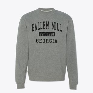 Ballew Mill Georgia Classic Established Crewneck Sweatshirt