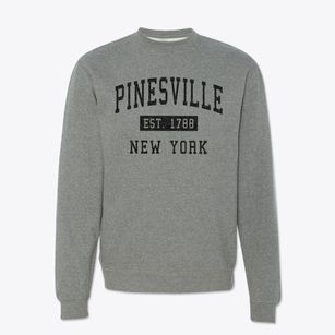 Pinesville New York Classic Established Crewneck Sweatshirt