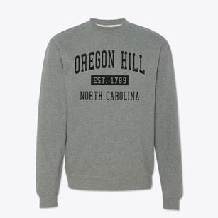 Oregon Hill North Carolina Classic Established Crewneck Sweatshirt