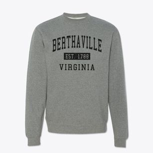 Berthaville Virginia Classic Established Crewneck Sweatshirt