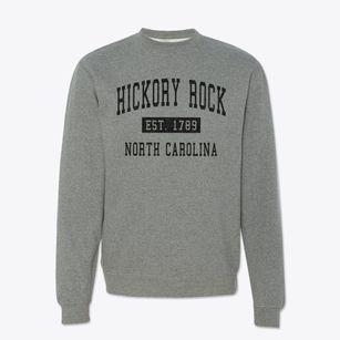 Hickory Rock North Carolina Classic Established Crewneck Sweatshirt