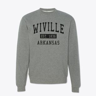 Wiville Arkansas Classic Established Crewneck Sweatshirt