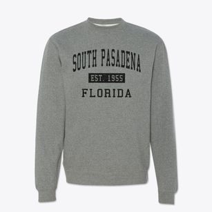 South Pasadena Florida Classic Established Crewneck Sweatshirt