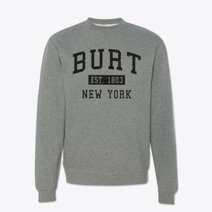 Burt New York Classic Established Crewneck Sweatshirt