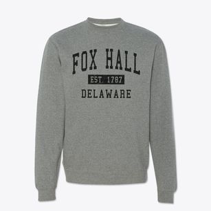 Fox Hall Delaware Classic Established Crewneck Sweatshirt