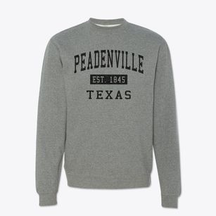 Peadenville Texas Classic Established Crewneck Sweatshirt