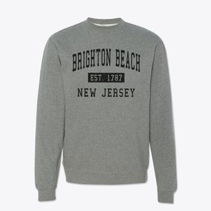 Brighton Beach New Jersey Classic Established Crewneck Sweatshirt