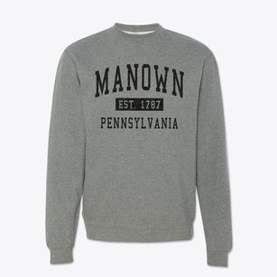 Manown Pennsylvania Classic Established Crewneck Sweatshirt
