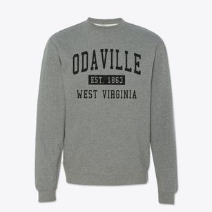Odaville West Virginia Classic Established Crewneck Sweatshirt