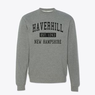 Haverhill New Hampshire Classic Established Crewneck Sweatshirt