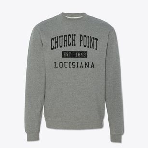 Church Point Louisiana Classic Established Crewneck Sweatshirt