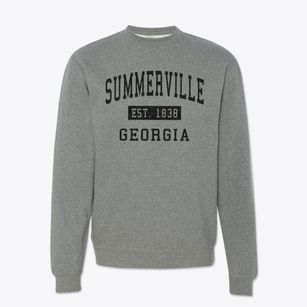 Summerville Georgia Classic Established Crewneck Sweatshirt