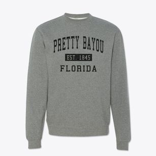 Pretty Bayou Florida Classic Established Crewneck Sweatshirt