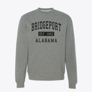 Bridgeport Alabama Classic Established Crewneck Sweatshirt