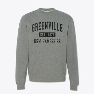 Greenville New Hampshire Classic Established Crewneck Sweatshirt