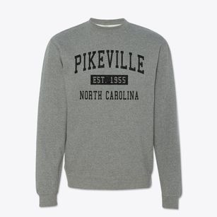 Pikeville North Carolina Classic Established Crewneck Sweatshirt