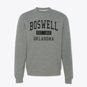 Boswell Oklahoma Classic Established Crewneck Sweatshirt