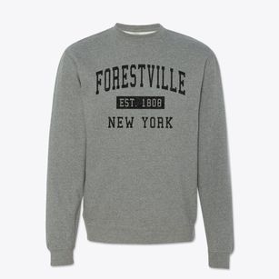 Forestville New York Classic Established Crewneck Sweatshirt