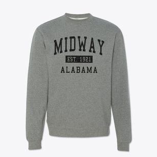 Midway Alabama Classic Established Crewneck Sweatshirt