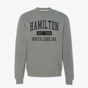 Hamilton North Carolina Classic Established Crewneck Sweatshirt