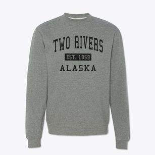 Two Rivers Alaska Classic Established Crewneck Sweatshirt