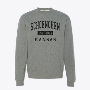 Schoenchen Kansas Classic Established Crewneck Sweatshirt