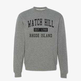 Watch Hill Rhode Island Classic Established Crewneck Sweatshirt