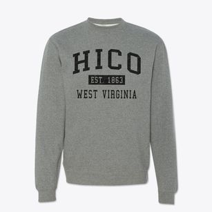 Hico West Virginia Classic Established Crewneck Sweatshirt