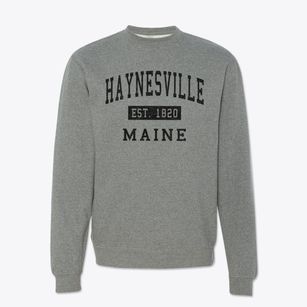 Haynesville Maine Classic Established Crewneck Sweatshirt