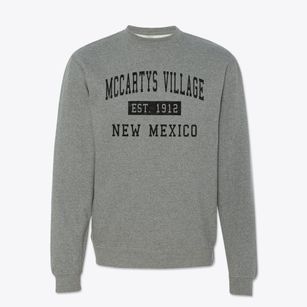 Mccartys Village New Mexico Classic Established Crewneck Sweatshirt