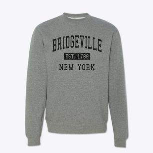 Bridgeville New York Classic Established Crewneck Sweatshirt
