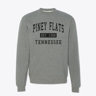 Piney Flats Tennessee Classic Established Crewneck Sweatshirt